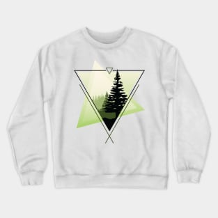 Green forest Crewneck Sweatshirt